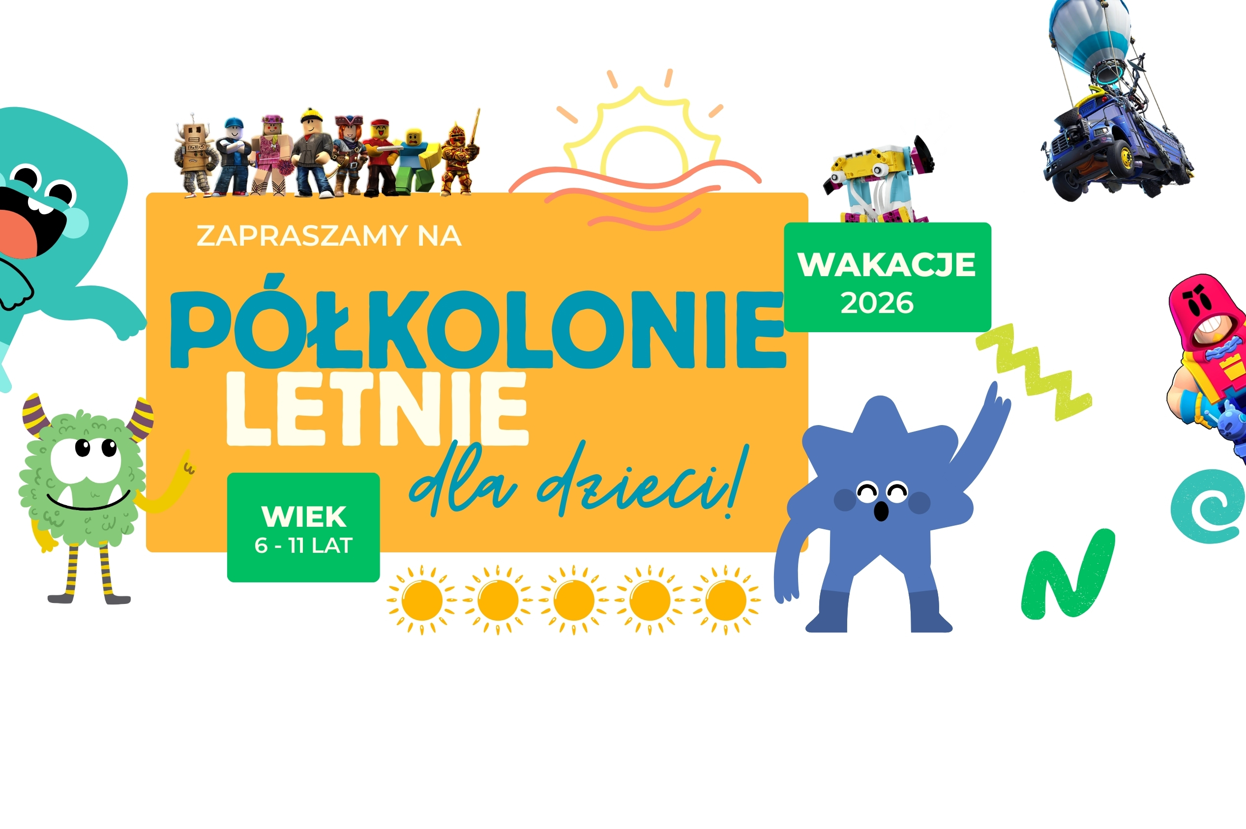 Półkolonie Warszawa 2026 I Żoliborz, Białołęka